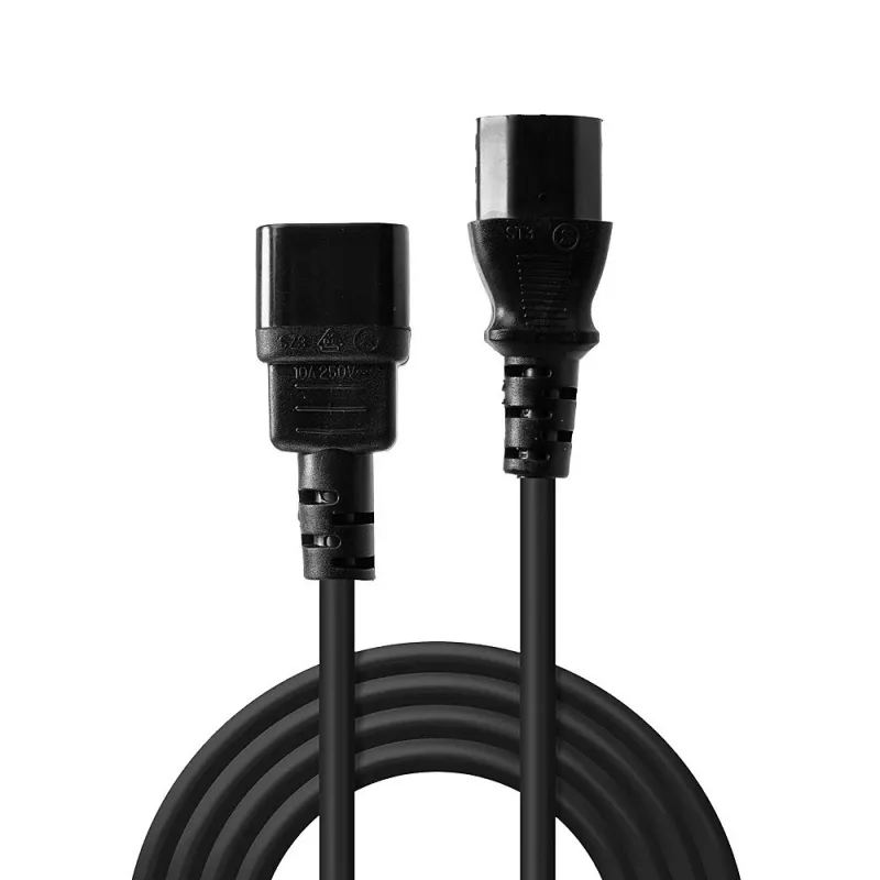 Lindy 0,5 m prolunga IEC, nero