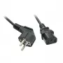 Lindy 2m cavo di alimentazione Schuko angolare a C13, 2 m, spina tipo F, connettore femmina C13, H05VV-F3G