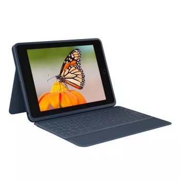LOGITECH Rugged Combo 3 Classic Blue tedesco