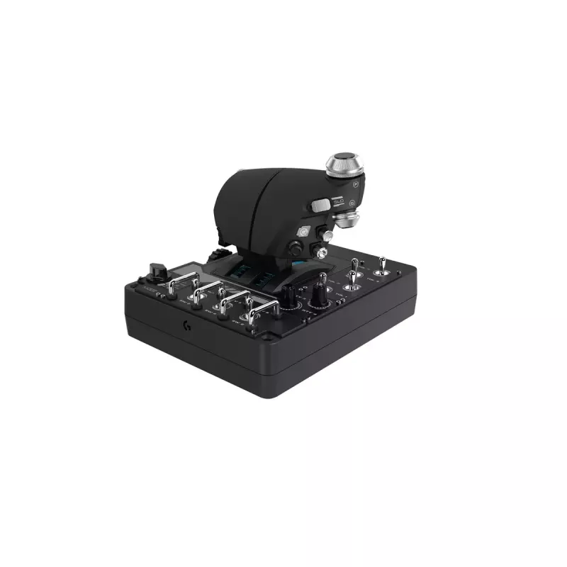 Logitech G X56 H.O.T.A.S. joystick e manetta (Saitek Pro Flight X56 Rhino), cablati USB, PC, neri