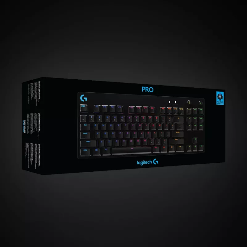 Tastiera da gaming meccanica LOGITECH G PRO nero Qwertzu tedesco