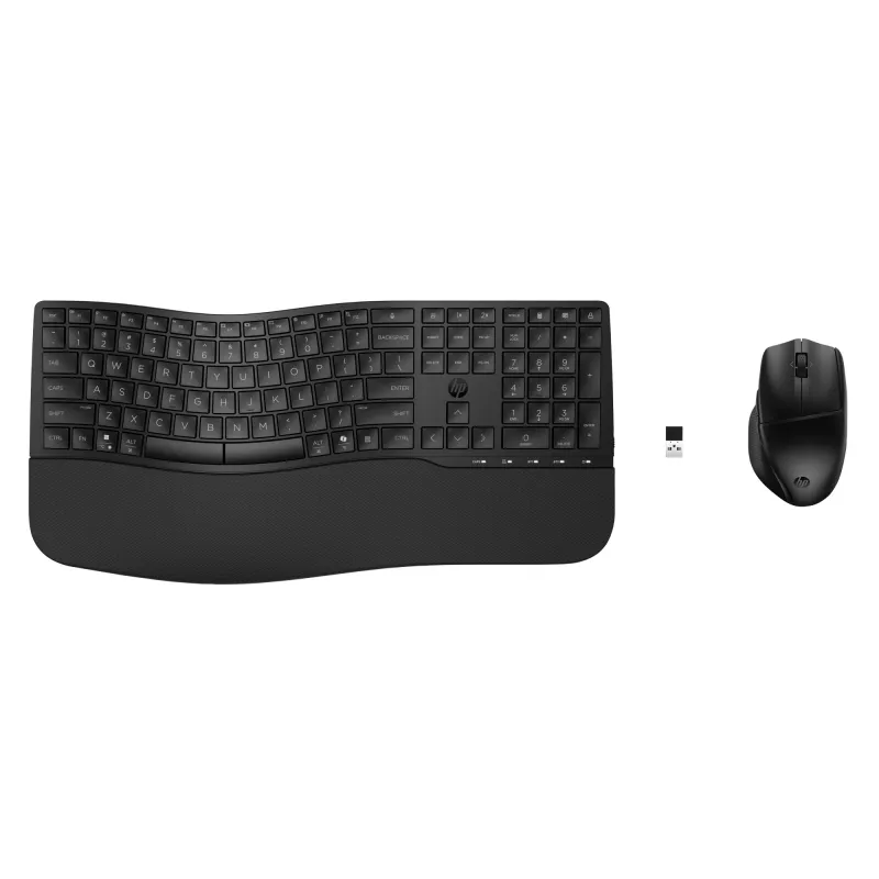 Combo tastiera e mouse HP 685 Comfort Dual-Mode wireless Bluetooth formato completo