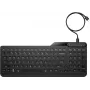 Tastiera cablata retroilluminata HP 405 Multi-Device, formato completo (100%), cablata, USB, a membrana, QWERTY, nero