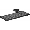 Tastiera cablata retroilluminata HP 405 Multi-Device, formato completo (100%), cablata, USB, a membrana, QWERTY, nero