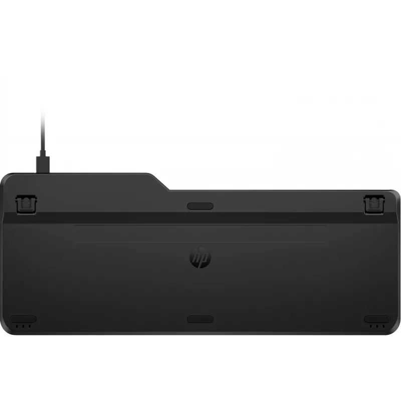 Tastiera cablata retroilluminata HP 405 Multi-Device, formato completo (100%), cablata, USB, a membrana, QWERTY, nero