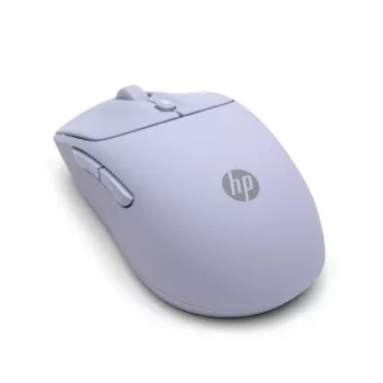 Mouse wireless silenzioso HP 400 lilla, ambidestro, RF Wireless + Bluetooth, 6000 DPI, lilla