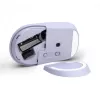 Mouse wireless silenzioso HP 400 lilla, ambidestro, RF Wireless + Bluetooth, 6000 DPI, lilla