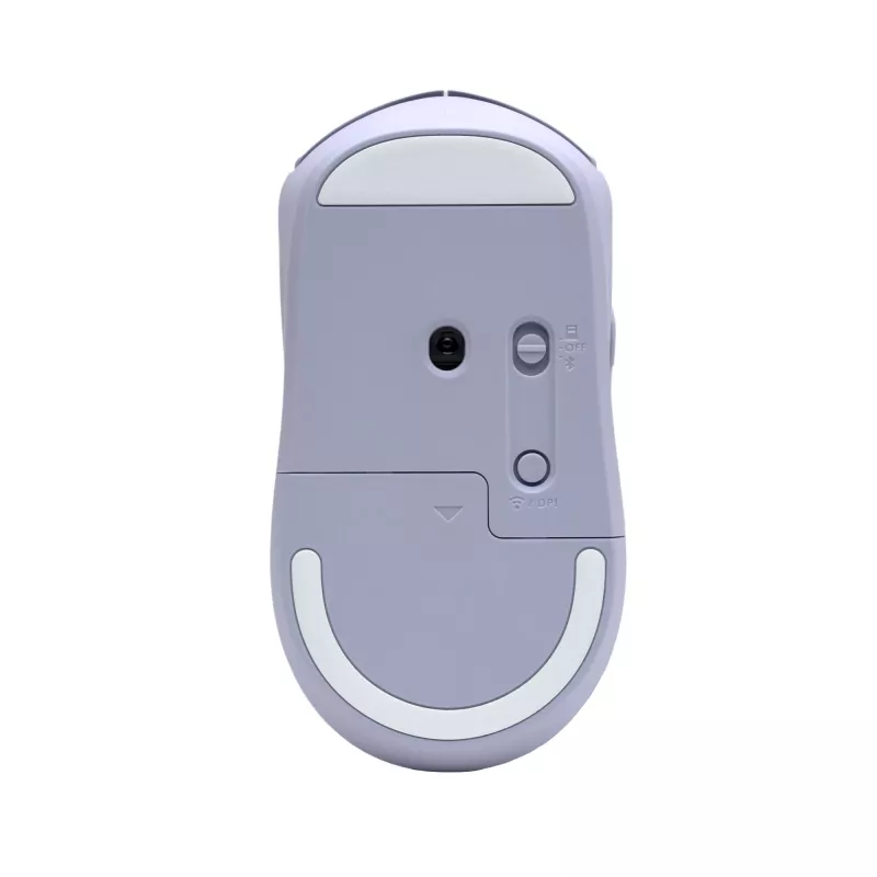 Mouse wireless silenzioso HP 400 lilla, ambidestro, RF Wireless + Bluetooth, 6000 DPI, lilla