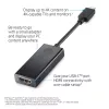 HP 1WC36AA adattatore da USB-C a HDMI 2.0, USB-C maschio a HDMI femmina, nero