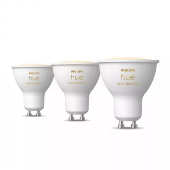 Philips Hue White ambience GU10 – lampada smart – (confezione da 3)