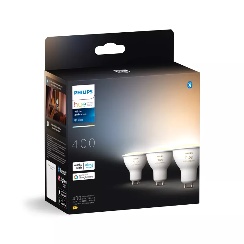 Philips Hue White ambience GU10 – lampada smart – (confezione da 3)