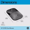 Mouse HP Z3700 Dual Silver, ambidestro, RF Wireless + Bluetooth, argento