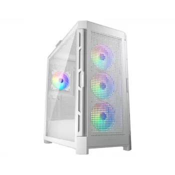 Case Midi-Tower COUGAR Duoface Pro ARGB, bianco, Midi-Tower, PC, bianco, ATX, EATX, micro ATX, Mini-ITX, SSI CEB, metallo, nylon, vetro temperato, Multi