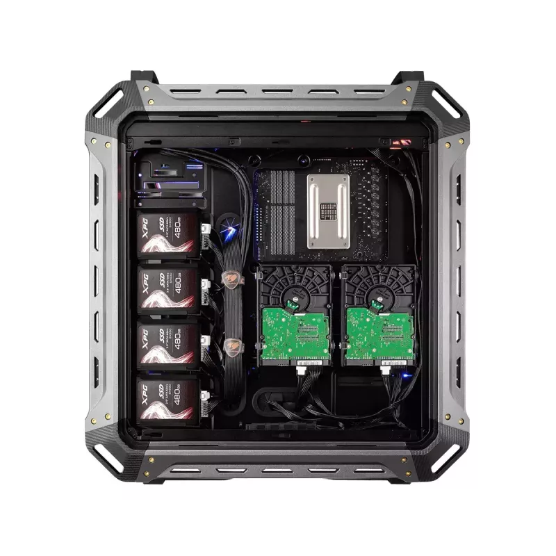 Full Tower COUGAR Gaming Panzer Max-G nero ventole 120 140 mm