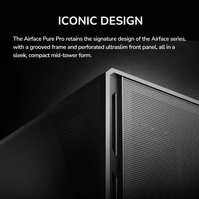 COUGAR Case Midi-Tower Airface Pure PRO, ARGB, nero