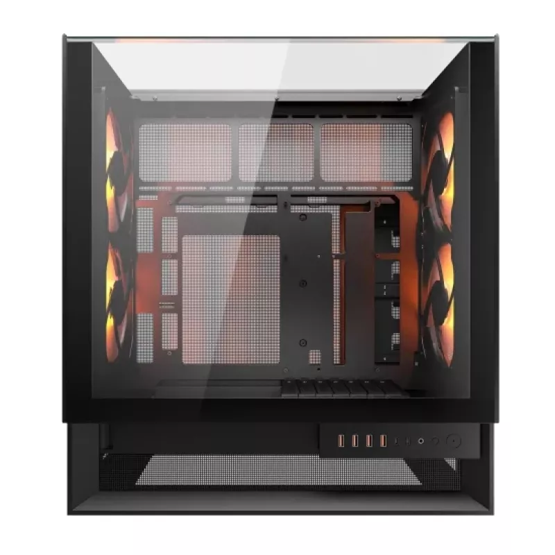 COUGAR Case Midi-Tower OmnyX, ARGB, nero