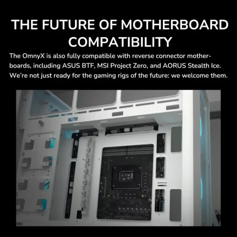 COUGAR Case Midi-Tower OmnyX, ARGB, nero