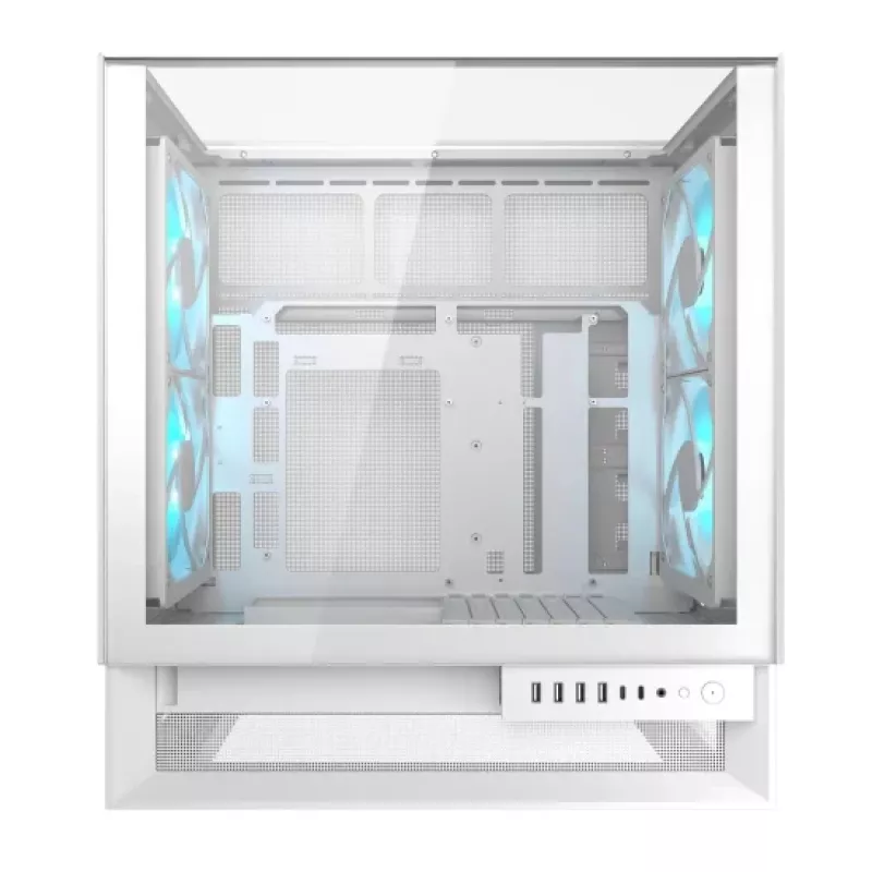 COUGAR Case Midi-Tower OmnyX, ARGB, bianco