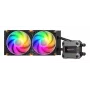 COUGAR Raffreddamento a liquido CPU Poseidon Ultra 240, ARGB, nero, dissipatore a liquido All-in-One, 12 cm, 500 RPM, 2200 RPM, nero