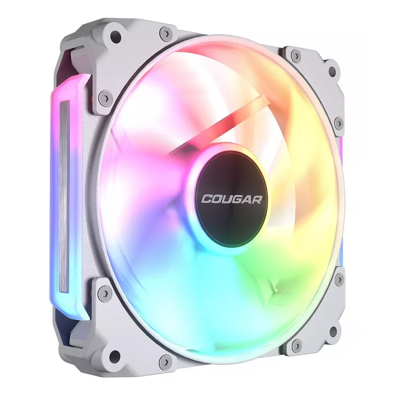 COUGAR Ventola per case Apolar 120 ARGB, bianco (confezione da 3), ventola, 12 cm, bianco
