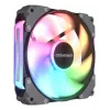 Ventola per case COUGAR Apolar 120 ARGB Reverse Blade CF-ARB12HB-RGB, 120 x 120 x 28 mm, 37,1 dB, nera