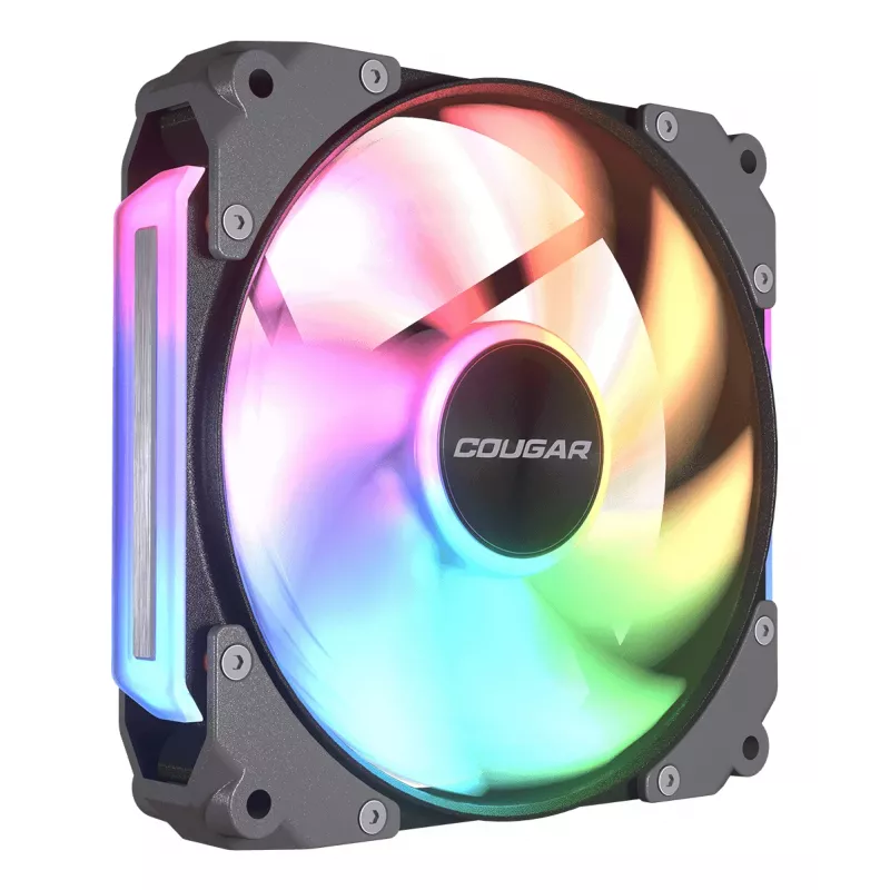 Ventola per case COUGAR Apolar 120 ARGB Reverse Blade CF-ARB12HB-RGB, 120 x 120 x 28 mm, 37,1 dB, nera