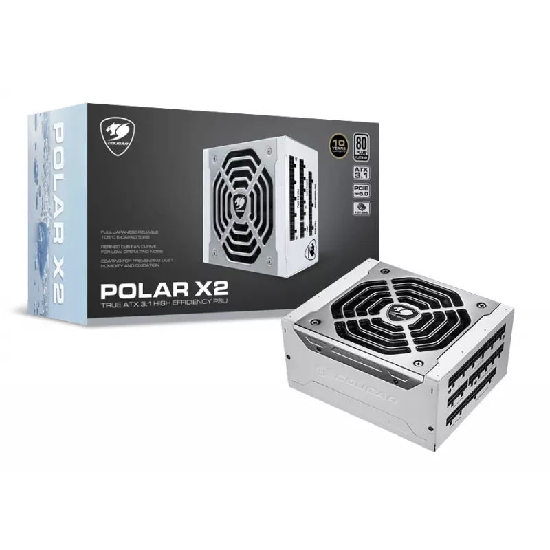 COUGAR Alimentatore POLAR X2 1050W ATX3.1 / 80 Plus Platinum / Modulare
