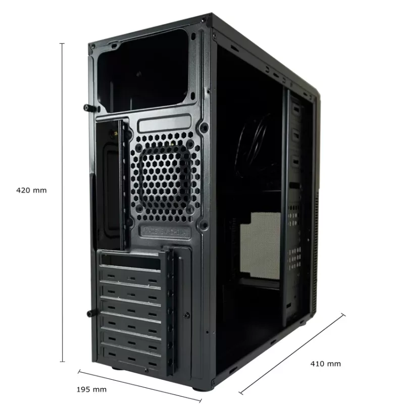 Case PC LC-Power LC-7041B-ON Midi Tower nero