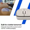 HP 400 Mouse wireless Maple silenzioso, ambidestro, RF Wireless + Bluetooth, 6000 DPI, beige