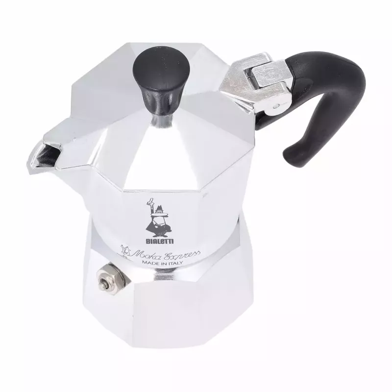 Caffettiera BIALETTI Moka Express alluminio 2 tazze (100 ml) nero