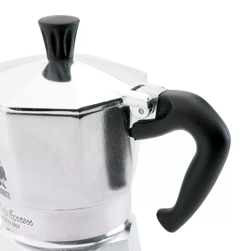 Caffettiera BIALETTI Moka Express alluminio 2 tazze (100 ml) nero