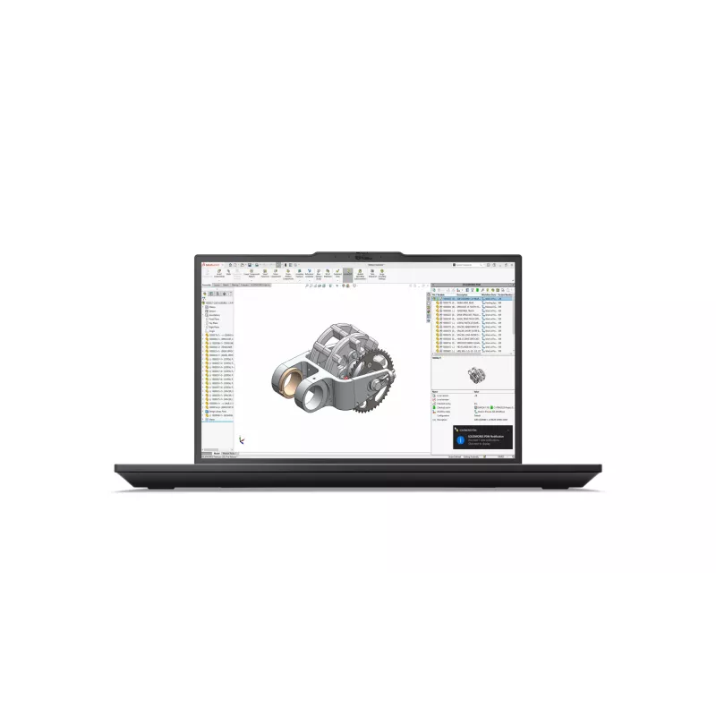 Lenovo ThinkPad P16v Gen 3 (Intel) Intel Core Ultra 7 255H Mobile Workstation 40,6 cm (16 inch) WUXGA 64 GB DDR5-SDRAM 1 TB SSD NVIDIA RTX PRO 2000 Blackwell Wi-Fi 7 (802.11be) Windows 11 Pro Tedesco nero