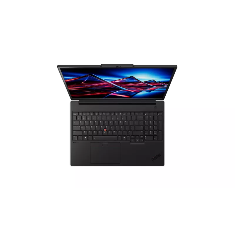 Lenovo ThinkPad P16v Gen 3 (Intel) Intel Core Ultra 7 255H Mobile Workstation 40,6 cm (16 inch) WUXGA 64 GB DDR5-SDRAM 1 TB SSD NVIDIA RTX PRO 2000 Blackwell Wi-Fi 7 (802.11be) Windows 11 Pro Tedesco nero