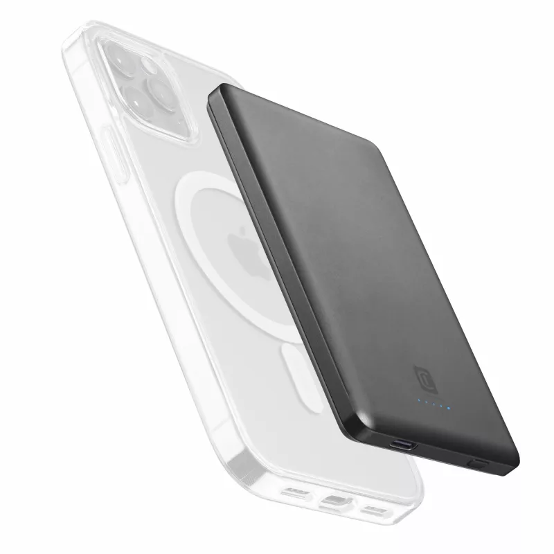 Cellularline Mag Lite 5000 5000mAh power bank wireless compatibile con tecnologia MagSafe