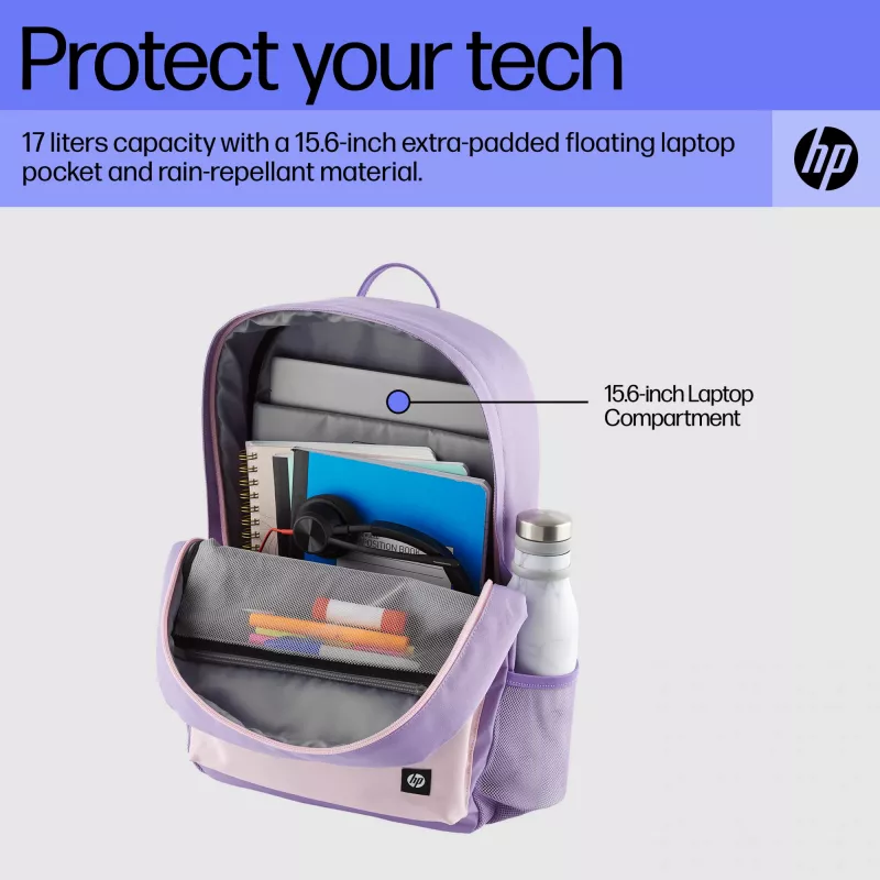 Zaino HP Campus Lavender, zaino, 490 g