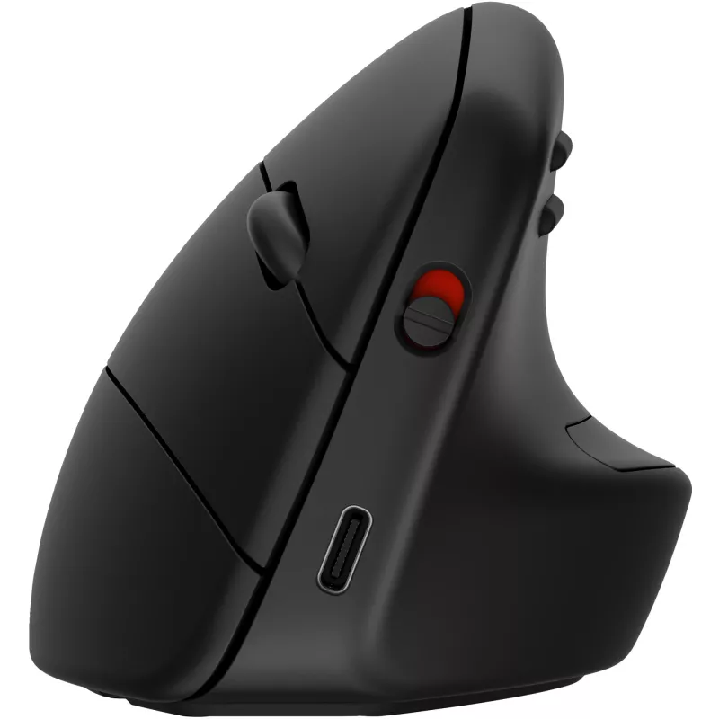 HP 920 mouse ergonomico wireless, per destrimani, design verticale, Bluetooth + USB Type-A, 4000 DPI, nero