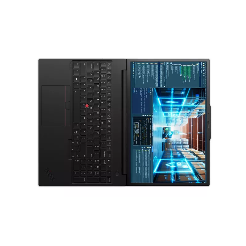 Lenovo ThinkPad P16v Gen 3 (Intel) Intel Core Ultra 7 255H Mobile Workstation 40,6 cm (16 inch) WUXGA 32 GB DDR5-SDRAM 1 TB SSD NVIDIA RTX PRO 2000 Blackwell Wi-Fi 7 (802.11be) Windows 11 Pro Tedesco nero