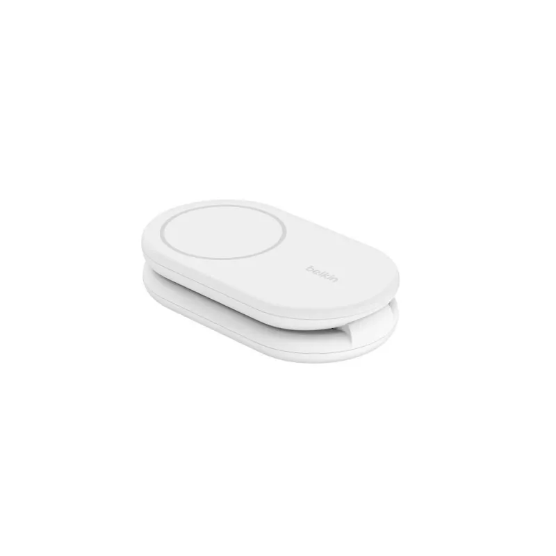 BELKIN Boostcharge Qi2 15w Magnetic 2in1 Stand – bianco