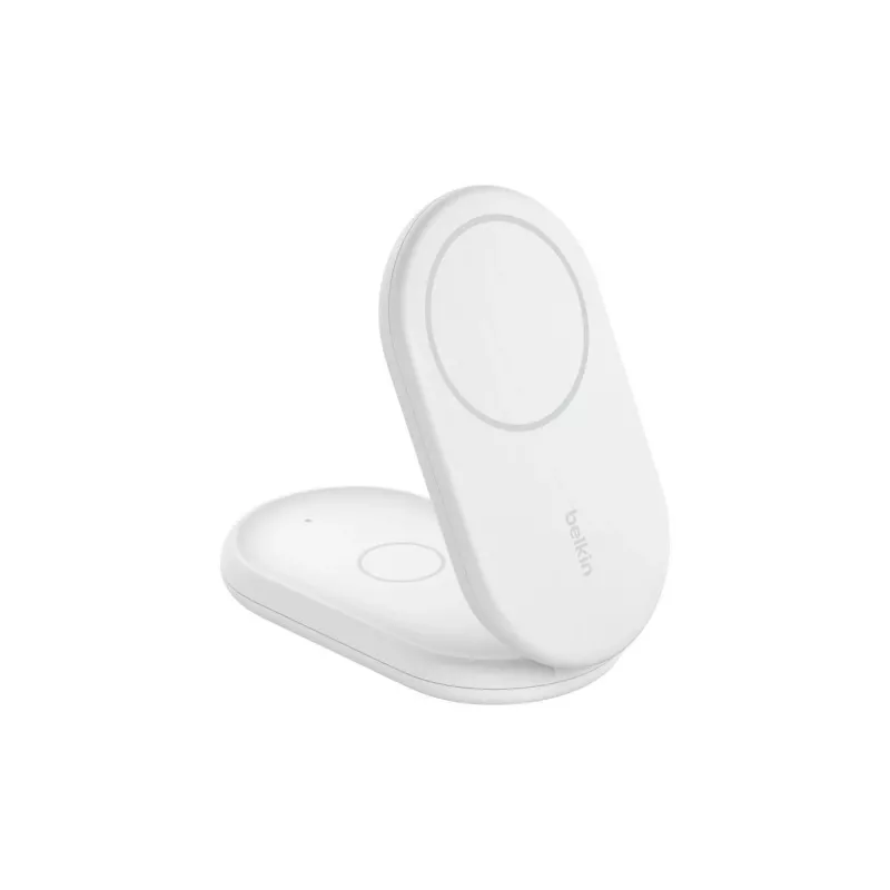 BELKIN Boostcharge Qi2 15w Magnetic 2in1 Stand – bianco