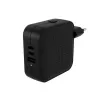 TARGUS Hyper Hyperjuice 70w USB-c Gan caricabatterie da viaggio (3c+1a) - nero