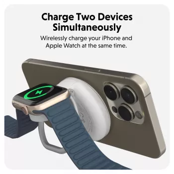Targus HJ3310WHGL caricabatterie per dispositivi mobili cuffie, smartphone, smartwatch bianco USB ricarica wireless ricarica rapida da interno