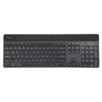 Targus Sustainable Energy Harvesting EcoSmart tastiera universale Bluetooth QWERTY nordico nero