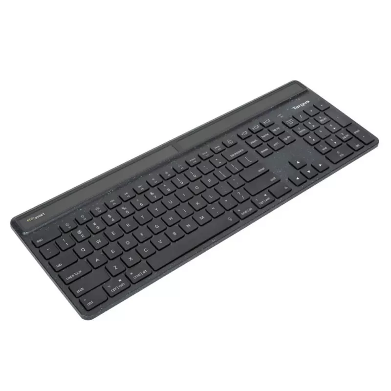 Targus Sustainable Energy Harvesting EcoSmart tastiera universale Bluetooth QWERTY nordico nero