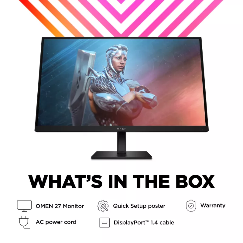Monitor gaming OMEN by HP 27 inch FHD 165Hz - OMEN 27