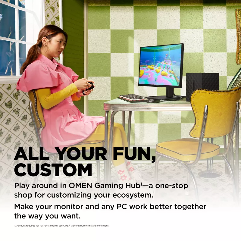 Monitor gaming OMEN by HP 27 inch FHD 165Hz - OMEN 27
