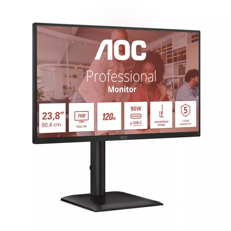 Monitor per computer AOC E4 24E4CV 60,5 cm (23,8