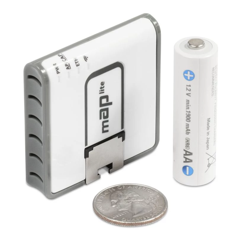 MIKROTIK Map Lite con CPU 650 MHz, 64 MB RAM, 1x LAN, Dual integrato