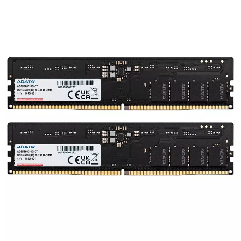 ADATA AD5U560032G-DT Modulo di memoria 64 GB 2 x 32 GB DDR5 288-Pin DIMM