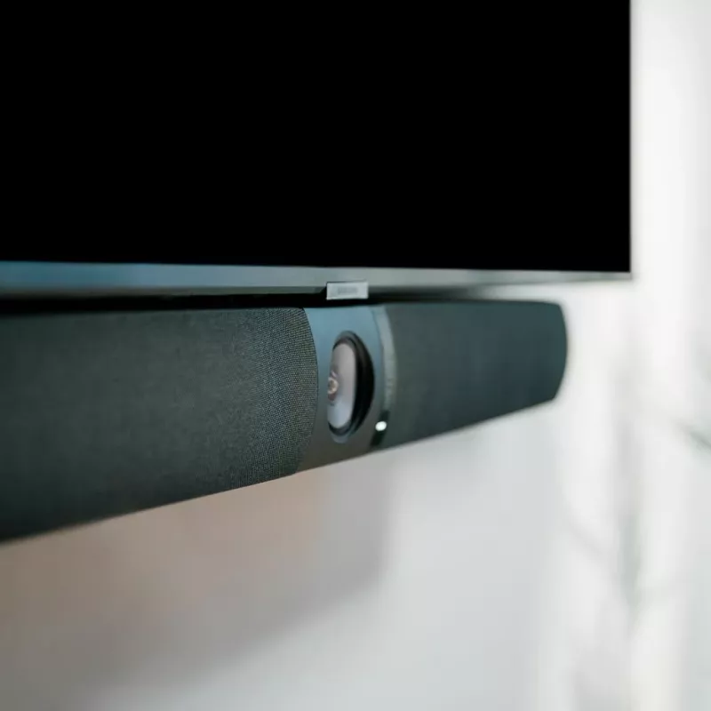 Owl Labs Owl Bar Dispositivo per videoconferenze — Barra per videoconferenze 4K con Active Speaker Focus (completa con Meeting Owl 3 o Pro per copertura a 360 gradi e commutazione automatica della telecamera)
