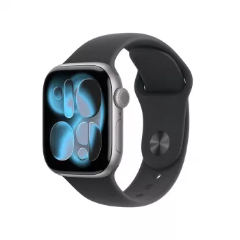 APPLE Watch Series 11 GPS + Cellular 42mm cassa in alluminio Space Grey con cinturino sportivo nero M/L
